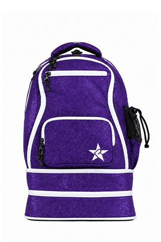 Amethyst Rebel Baby Dream Bag with White Zipper