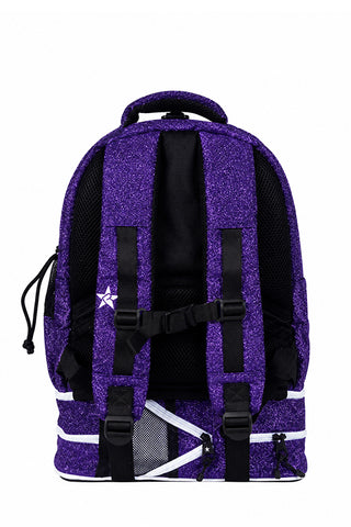Amethyst Rebel Baby Dream Bag with White Zipper