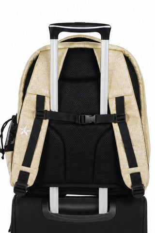 Champagne Rebel Dream Bag Plus with White Zipper