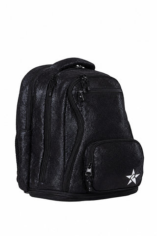 Faux Suede in Black Rebel Baby Dream Bag with Black Zipper