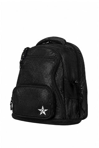 Faux Suede in Black Rebel Baby Dream Bag with Black Zipper